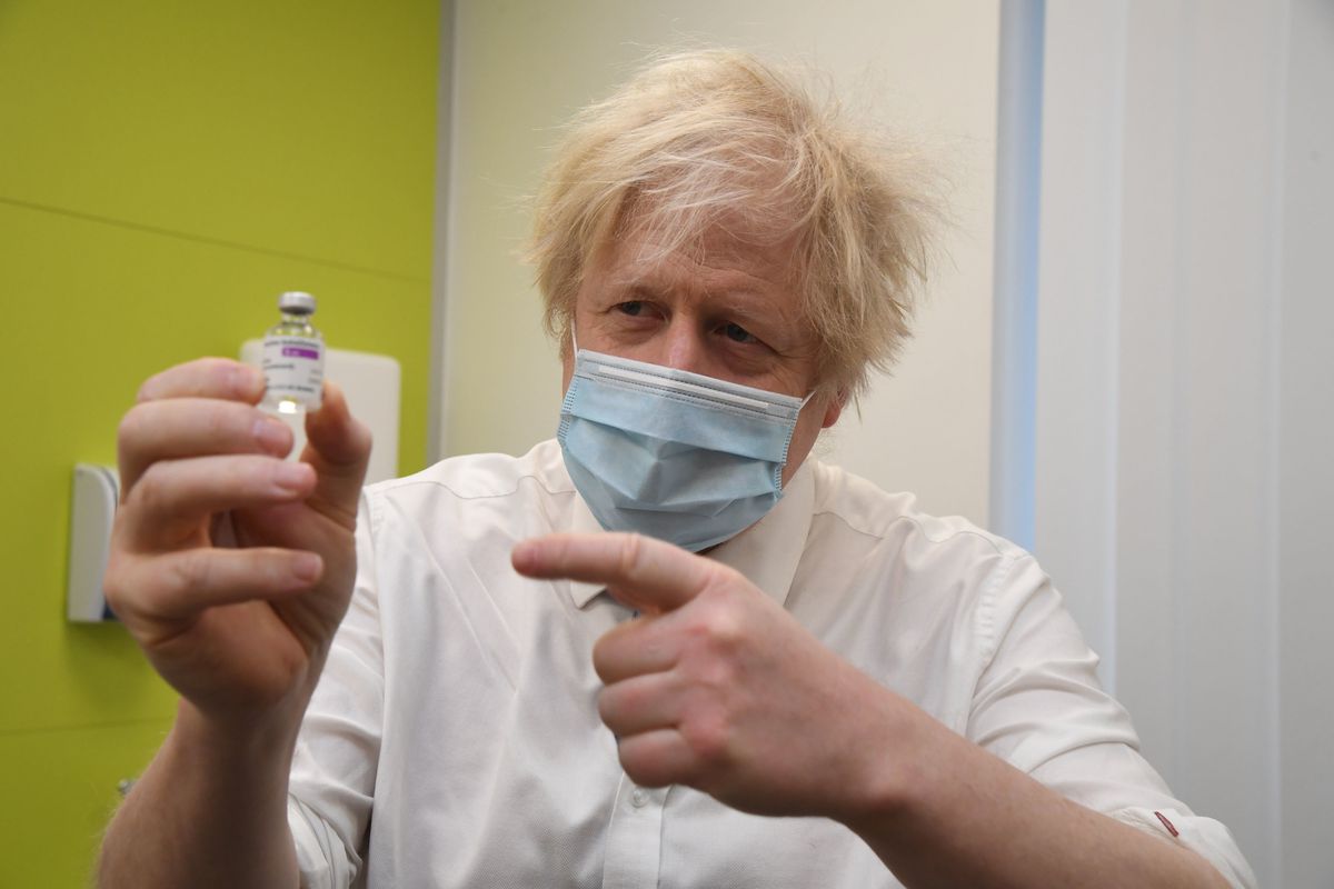 British PM Visits Health Centre As Country Hits 15m Vaccinations