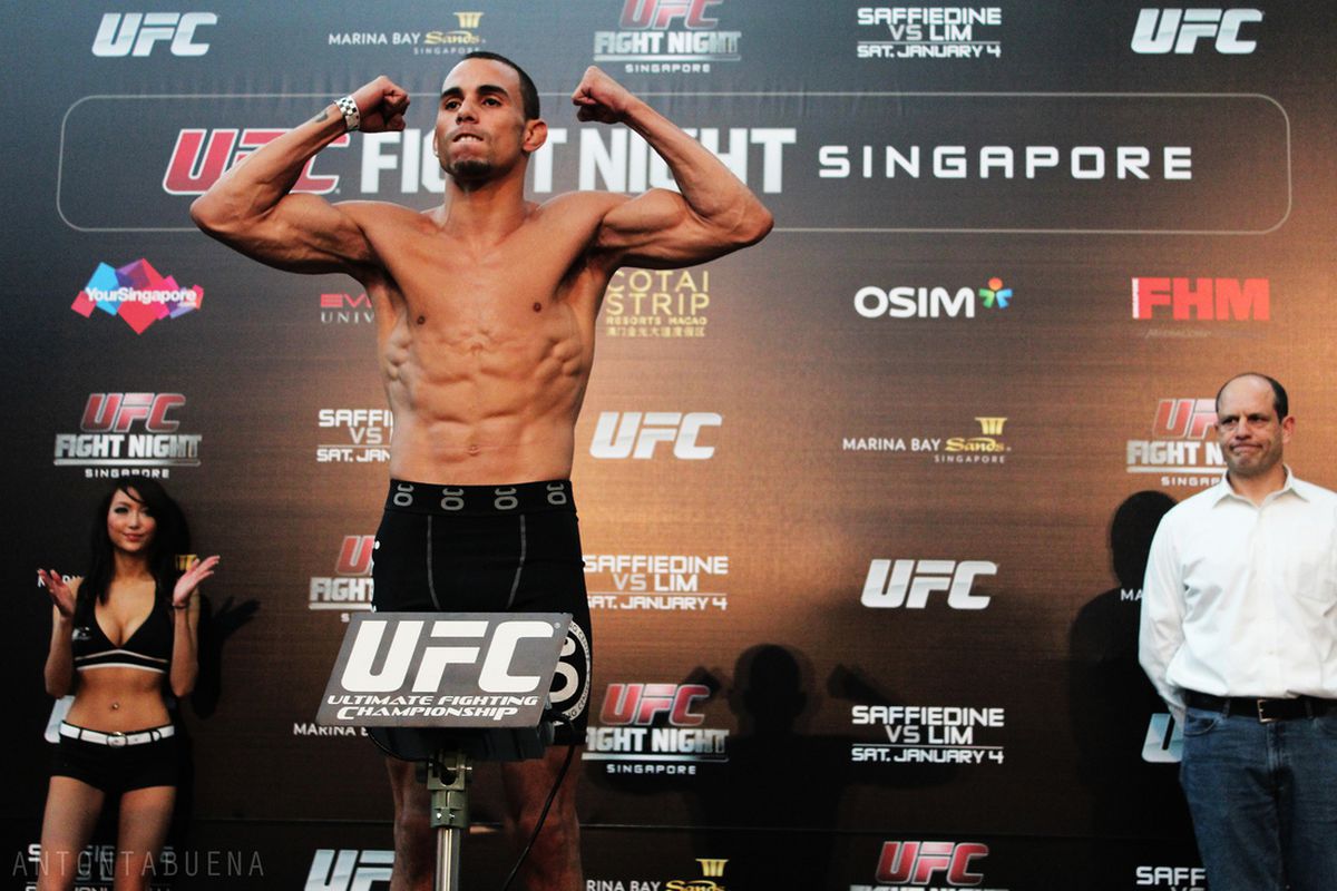 UFC Fight Night 34: Singapore Weigh In Results and Photos: Saffiedine 170, Lim 171