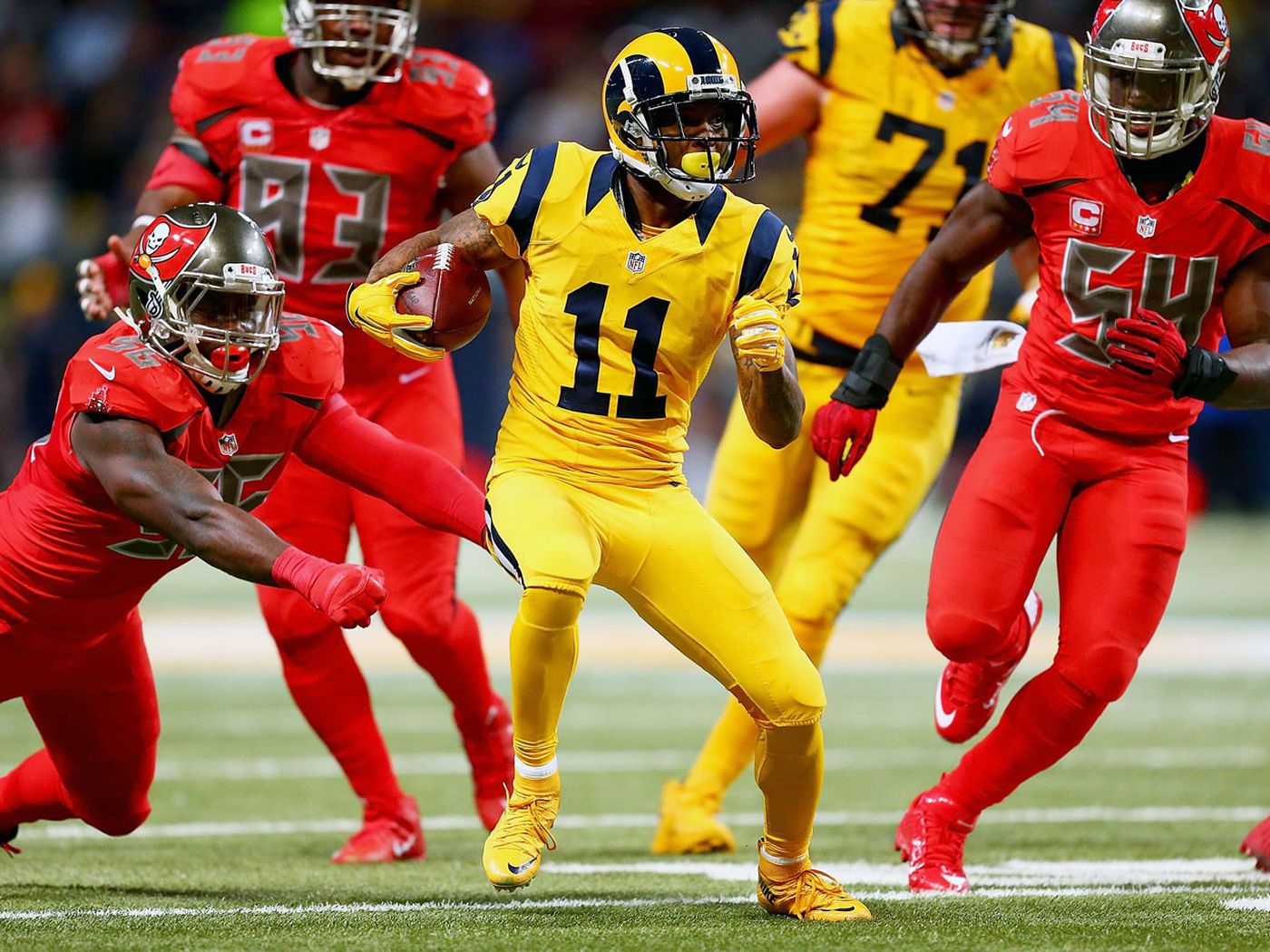all the nfl color rush uniforms