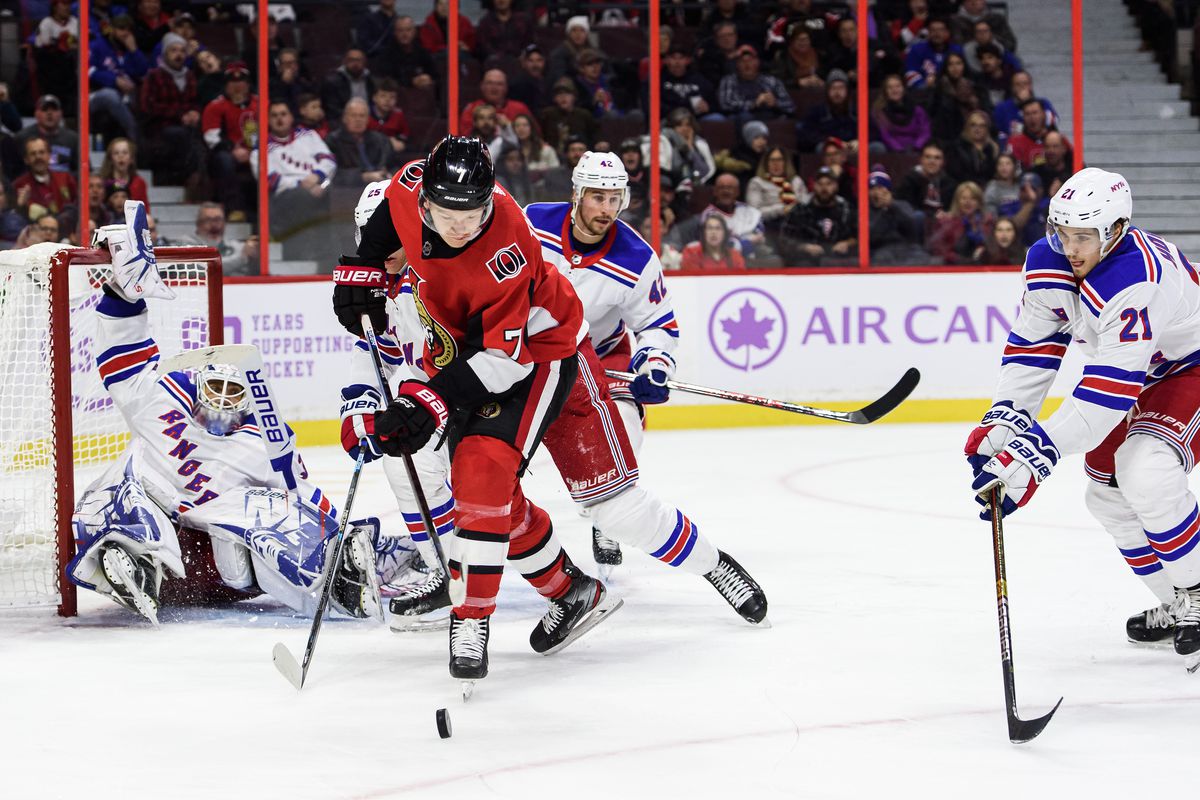 NHL: NOV 22 Rangers at Senators