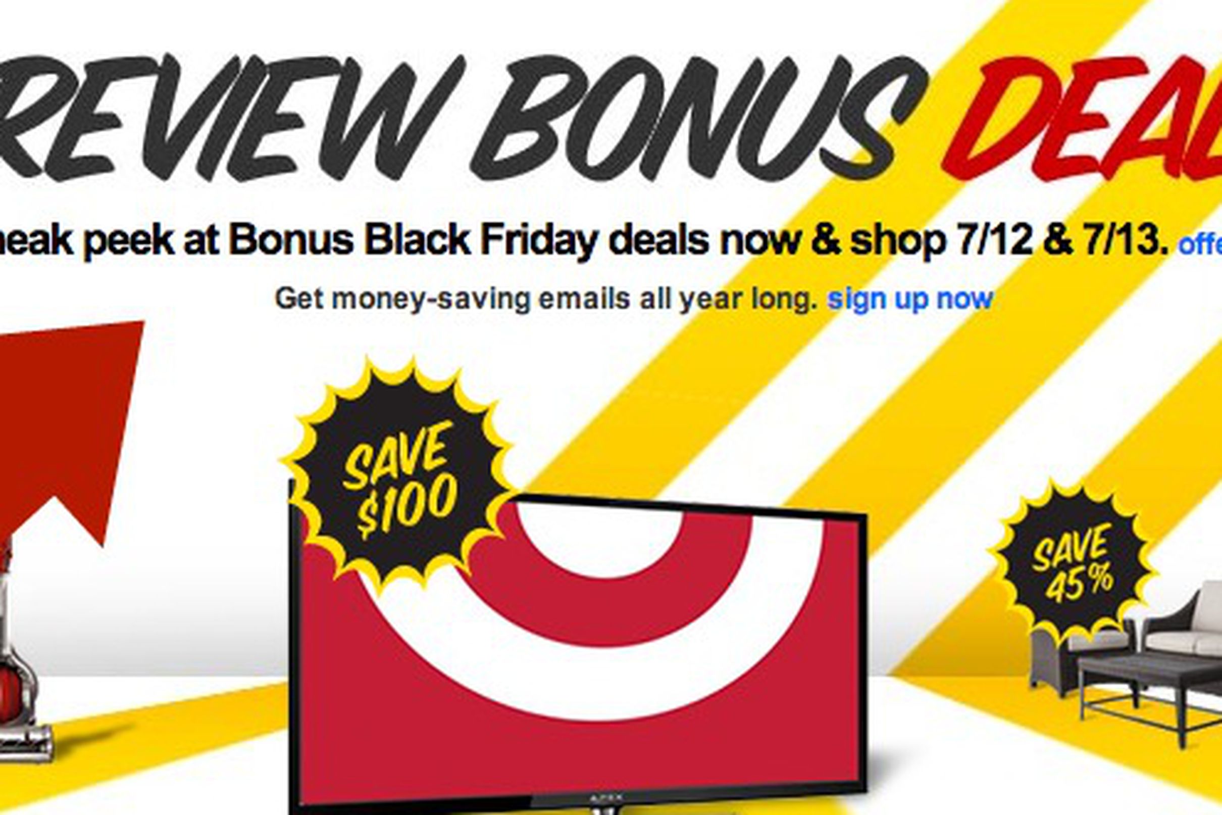 Target Launches 'Bonus Black Friday' Sale This Weekend - Racked