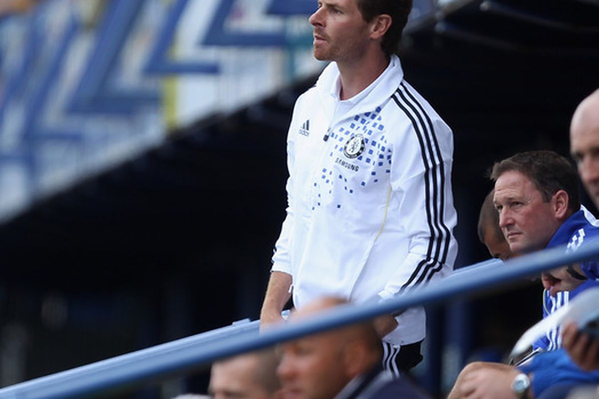 PORTSMOUTH, ENGLAND - JULY 16:  Chelsea Manager Andre Villas-Boas looks on during the Pre Season Friendly match between Portsmouth and Chelsea at Fratton Park on July 16, 2011 in Portsmouth, England.  (Photo by Tom Shaw/Getty Images)