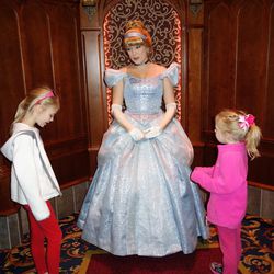 Erin Stewart's family recently took a trip to Disneyland and her girls met Cinderella. 