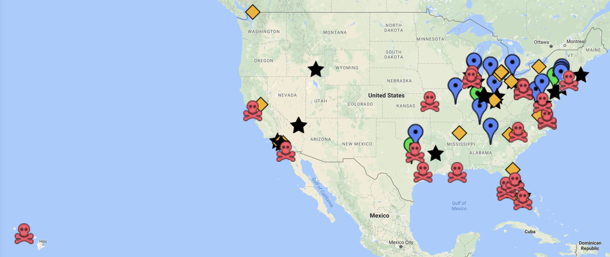 NOTRE DAME RECRUITING MAP
