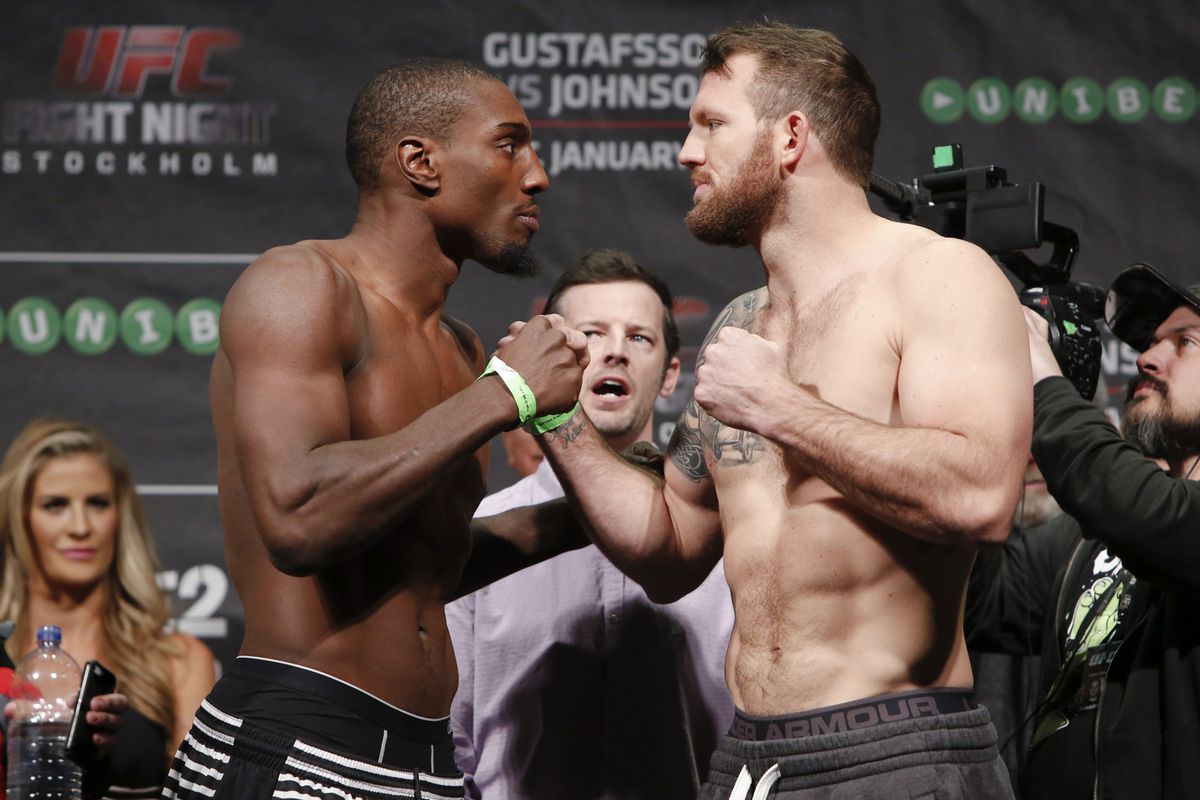 Phil Davis and Ryan Bader square off at the UFC on FOX 14 main event.