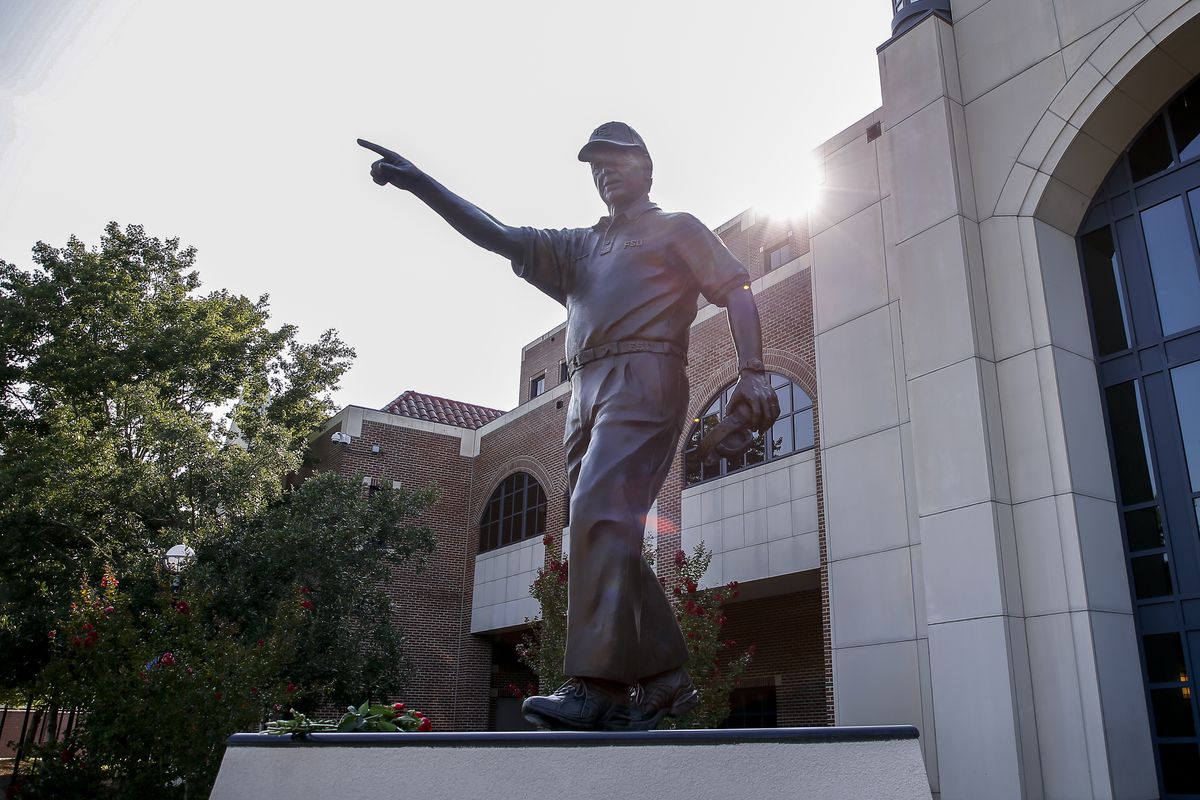 Florida State Seminoles Legendary Head Coach Bobby Bowden Statue