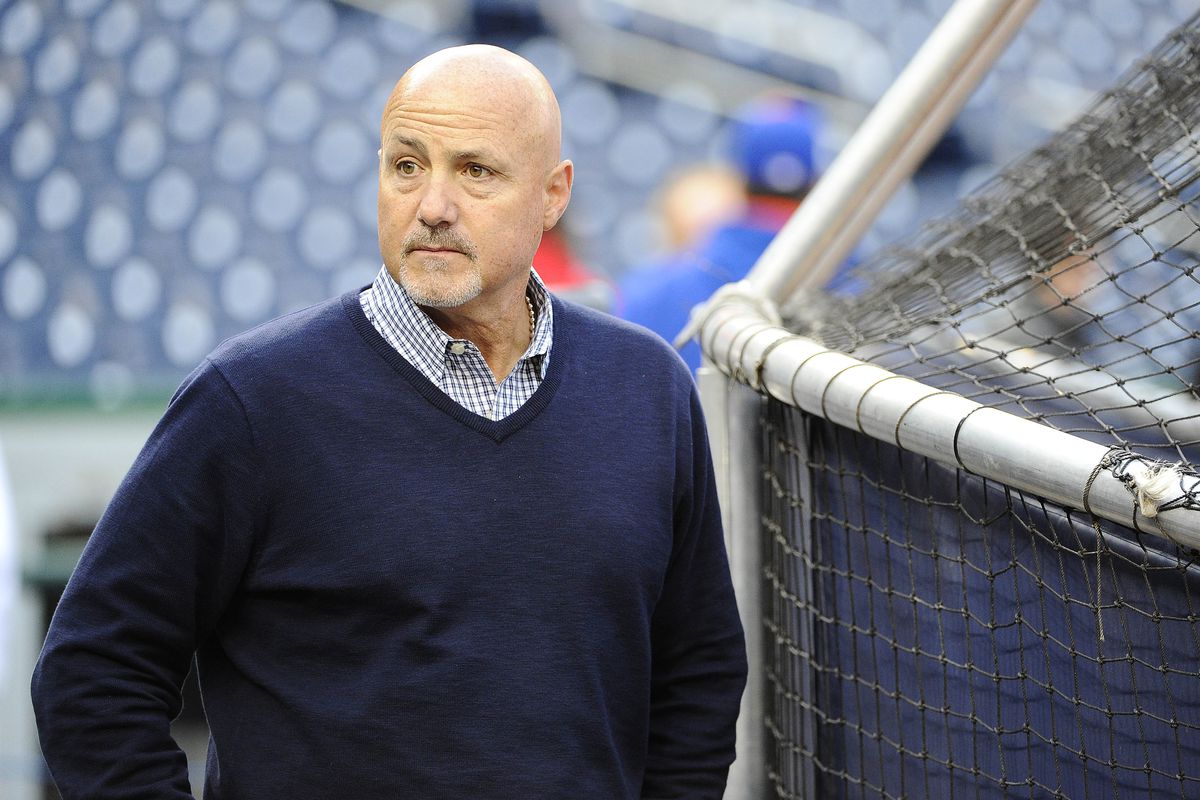 Mike Rizzo stares longingly off into the distance, pondering the meaning of life.