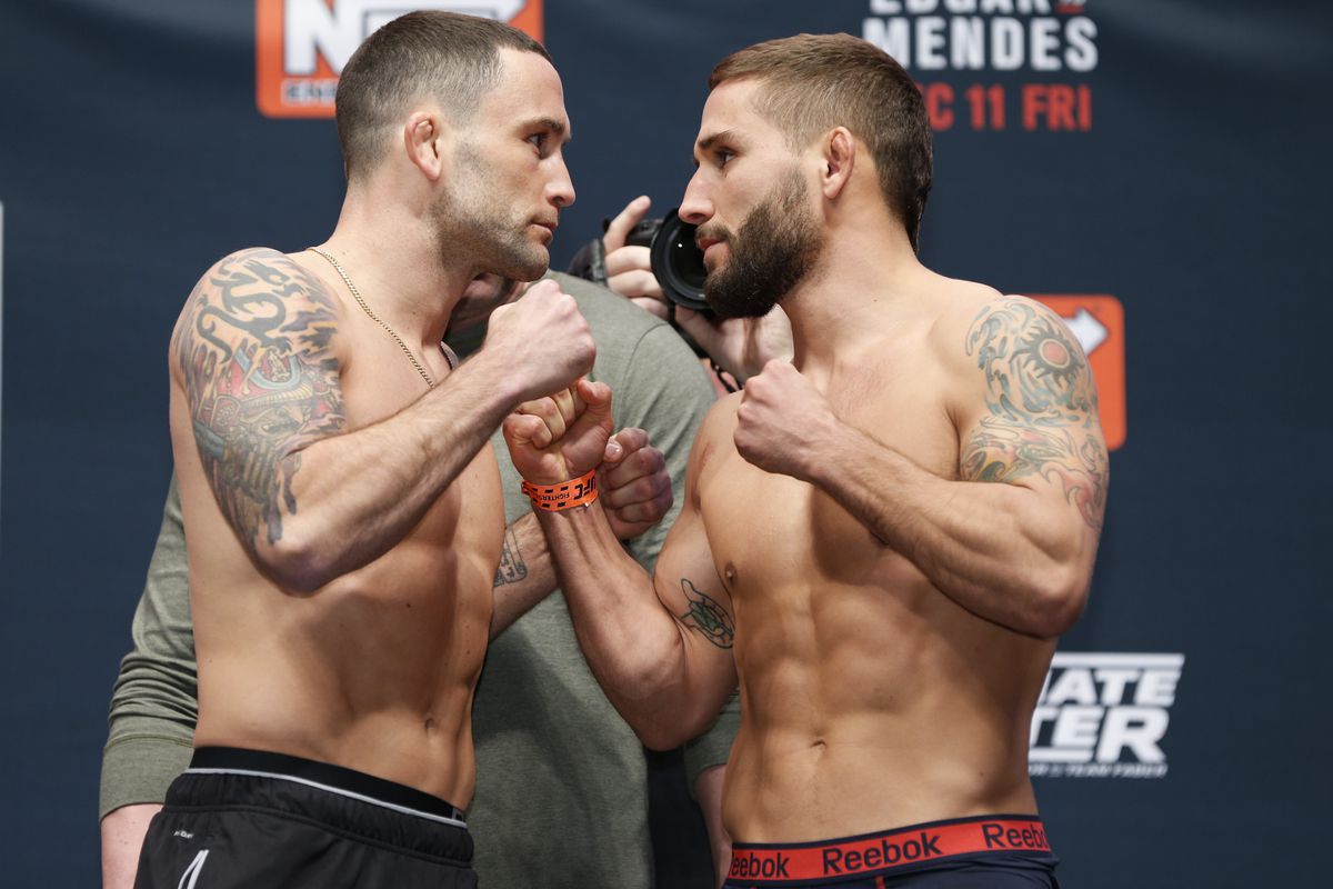 Frankie Edgar and Chad Mendes will face off at the TUF 22 Finale main event Friday night.