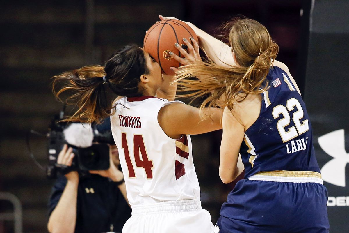 NCAA Womens Basketball: Notre Dame at Boston College