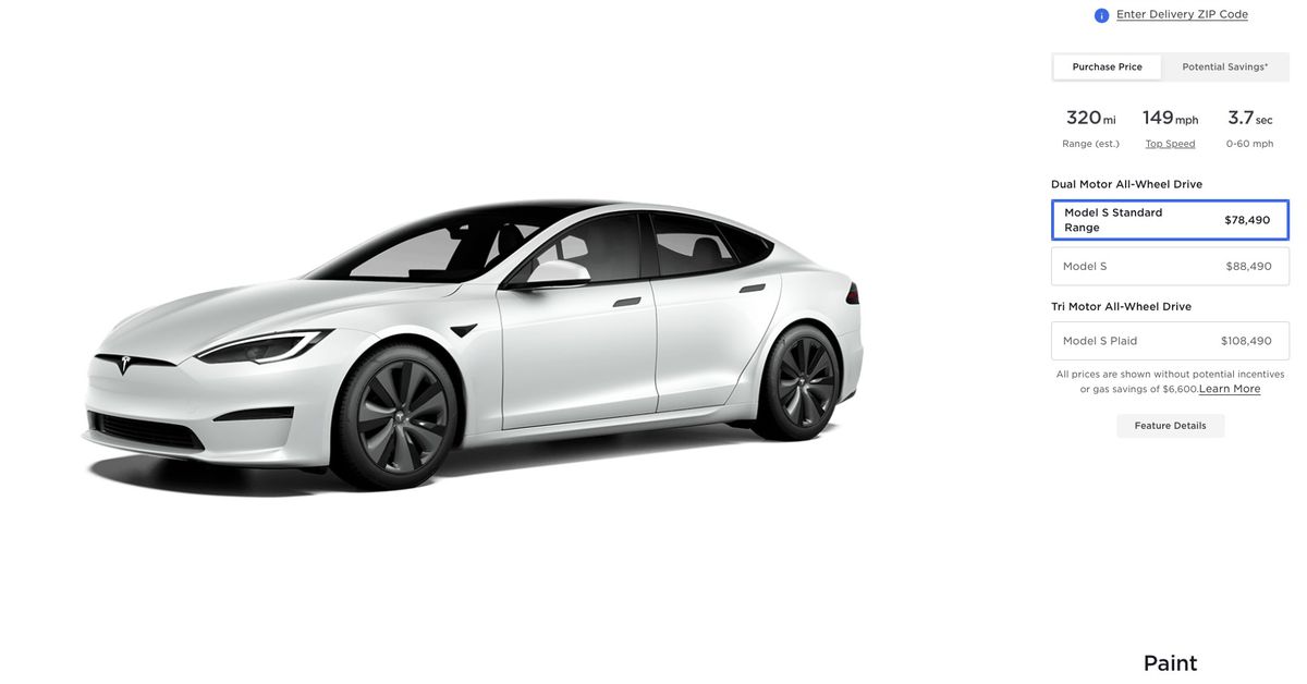 Tesla, Model S ve X’in uygun fiyatlı “standart seri” versiyonlarını yeniden sunuyor