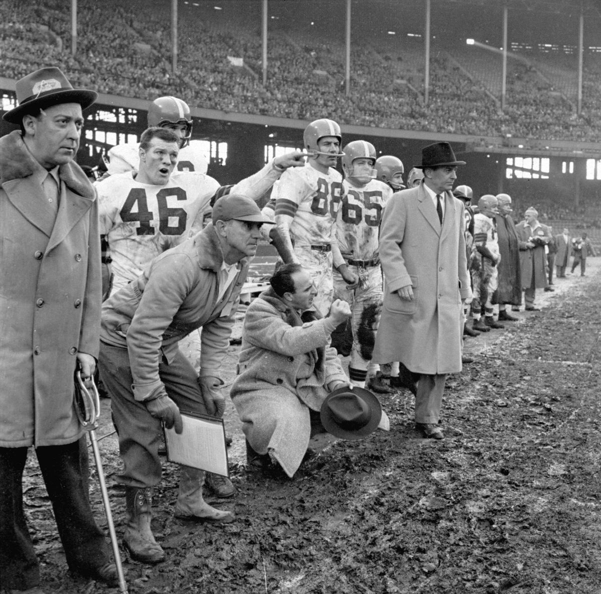 Cleveland Browns Coach Paul Brown, 1954 NFL Championship