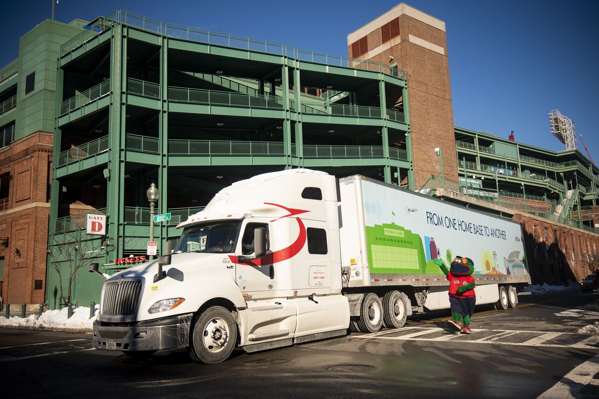 Boston Red Sox 2021 Truck Day