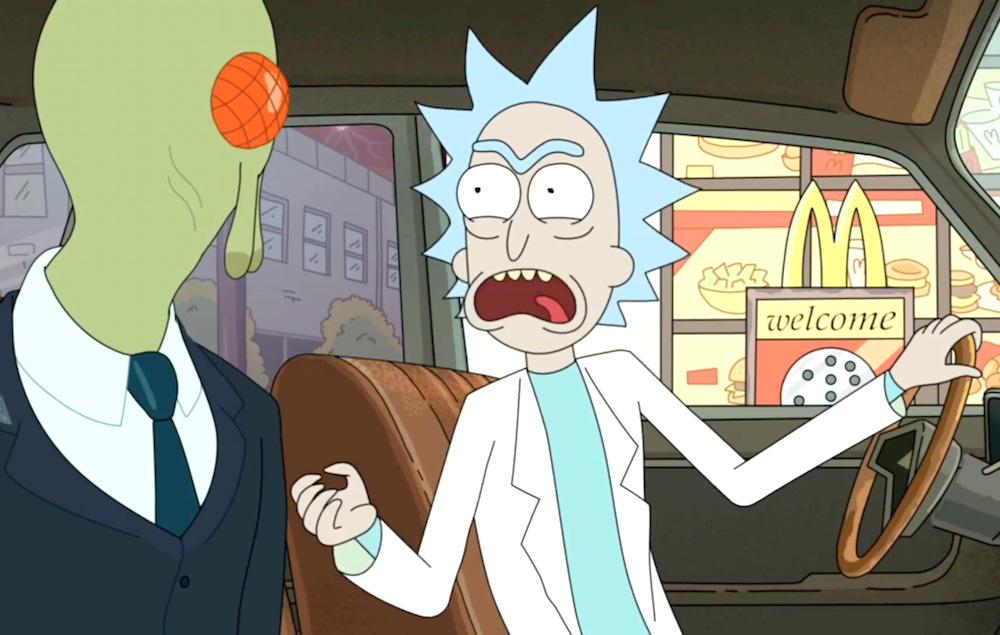 Rick and Morty - Rick at McDonald’s drive-thru