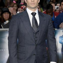 British actor, Henry Cavill arrives for the European Premiere of 'Man Of Steel', London, Wednesday, June 12, 2013. 