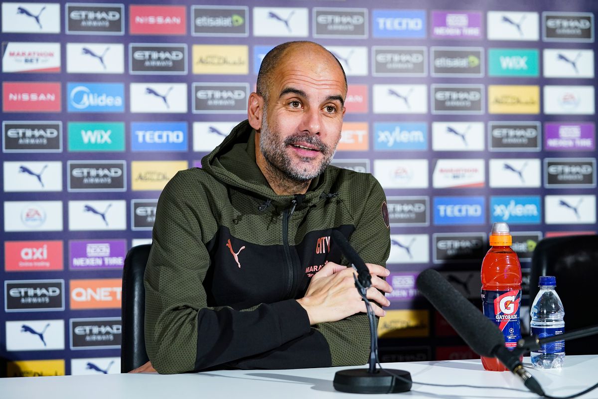 Manchester City Press Conference and Training Session