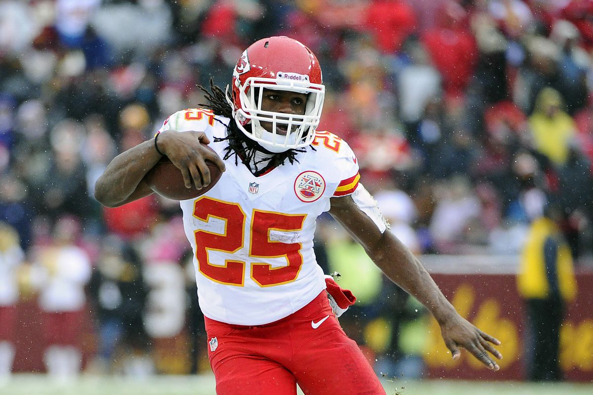 Jamaal Charles might not play much against the Chargers this week, which could hurt the Ravens' chances at the postseason. 