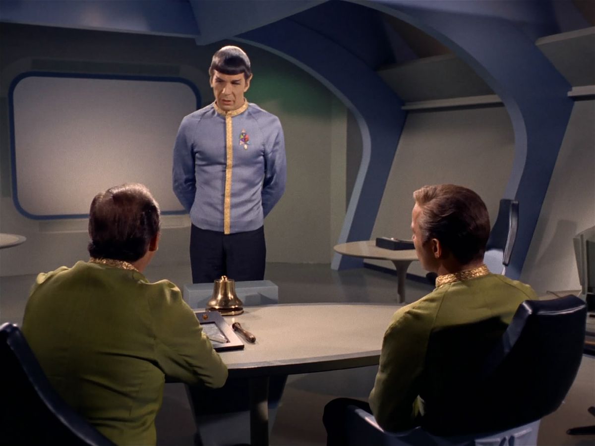 Spock talks about his case in 