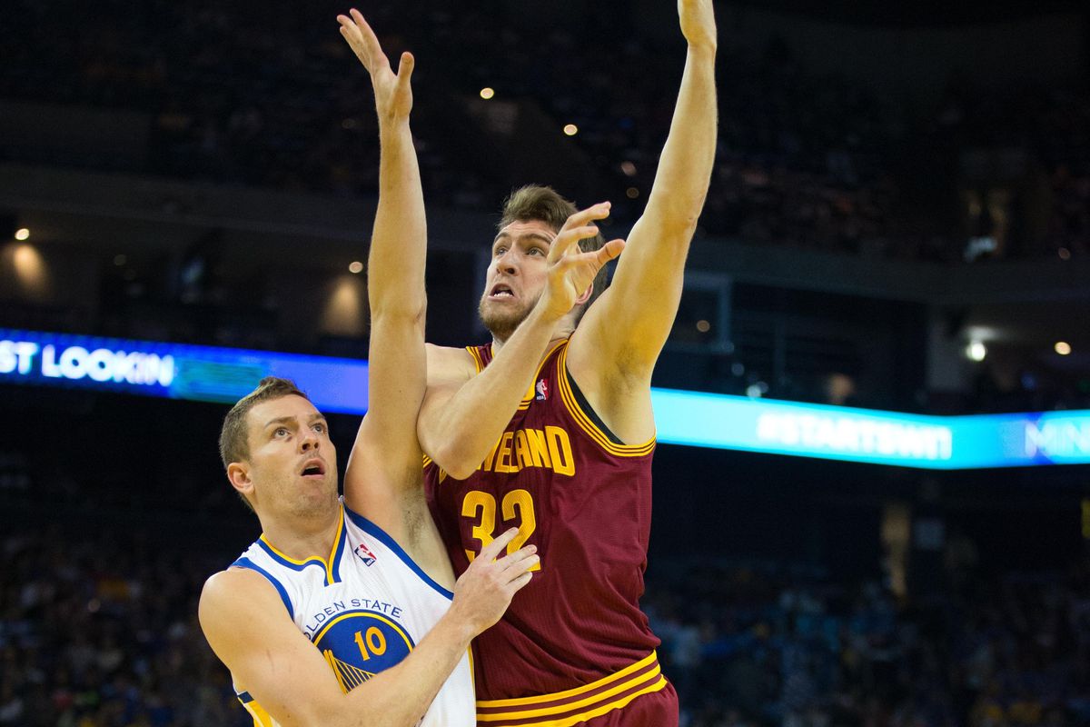Cleveland Cavaliers post Spencer Hawes had a game-high 22 against the Golden State Warriors.