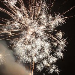 This July 4, 2012 file photo shows fireworks exploding in Scarborough, Maine. The Fourth of July won't have a patriotic boom in the skies over a number of the nation's military bases, where budget cuts and furloughed workers also mean furloughed fireworks.