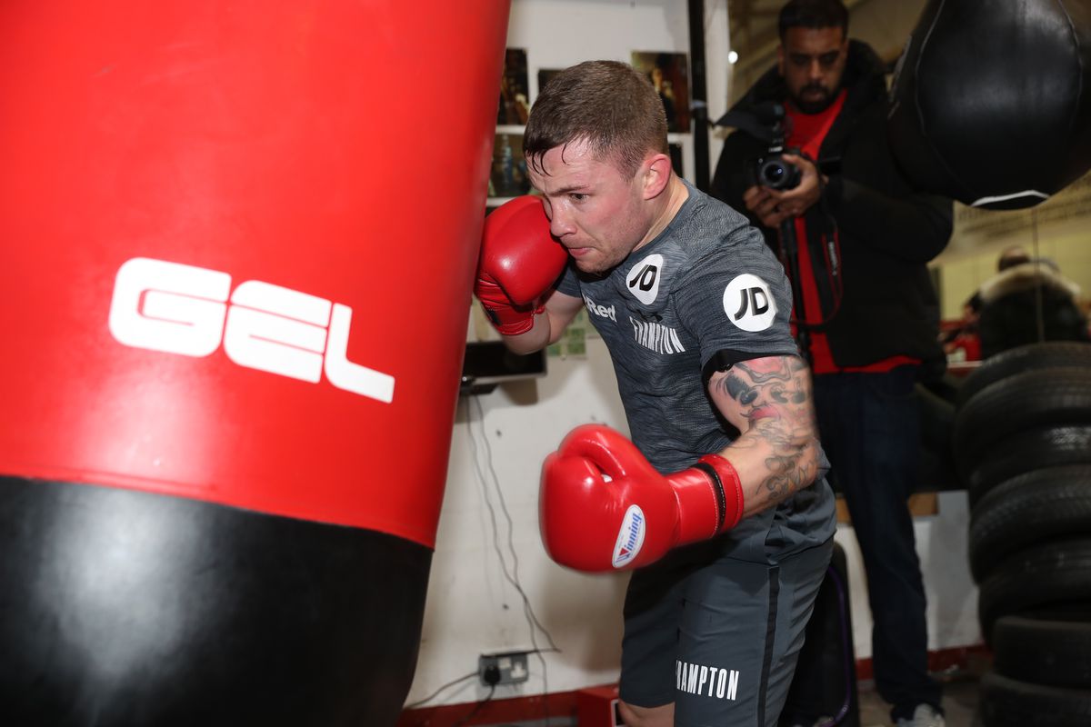 Carl Frampton and Martin Murray Media Work Outs