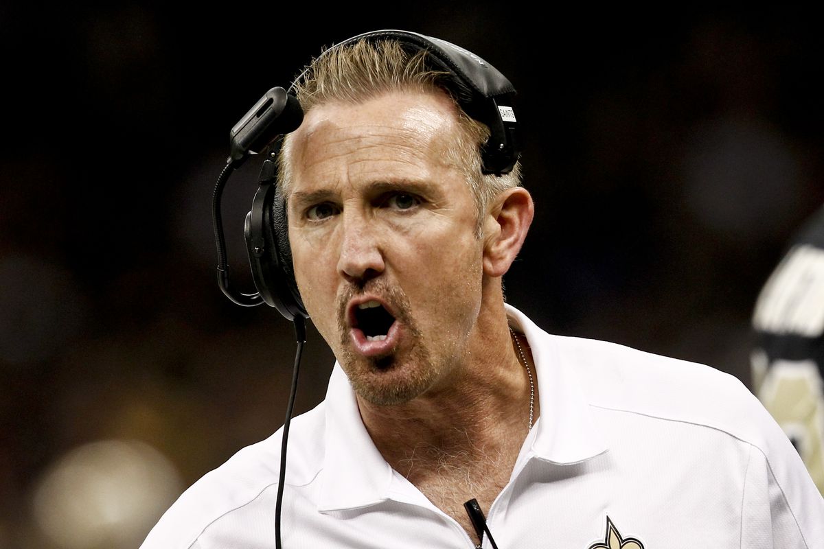 Steve Spagnuolo while defensive coordinator with the New Orleans Saints