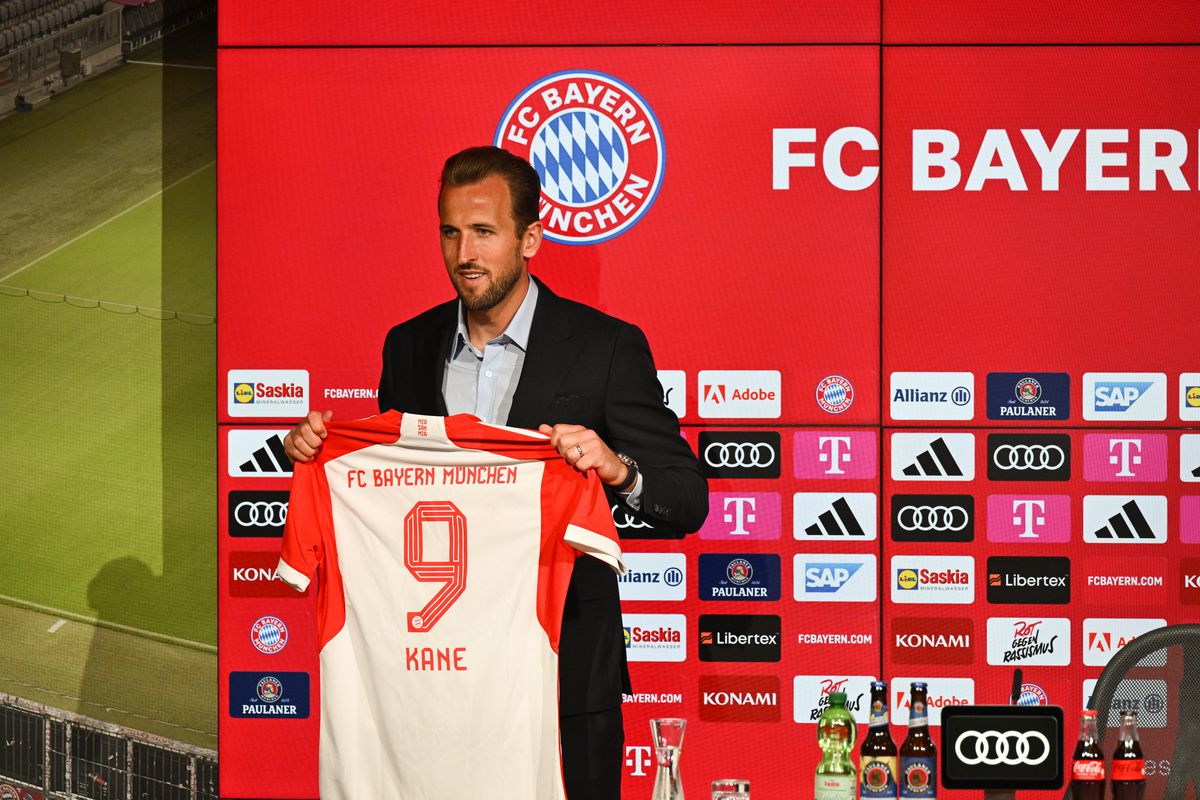 FC Bayern - Presentation of Harry Kane