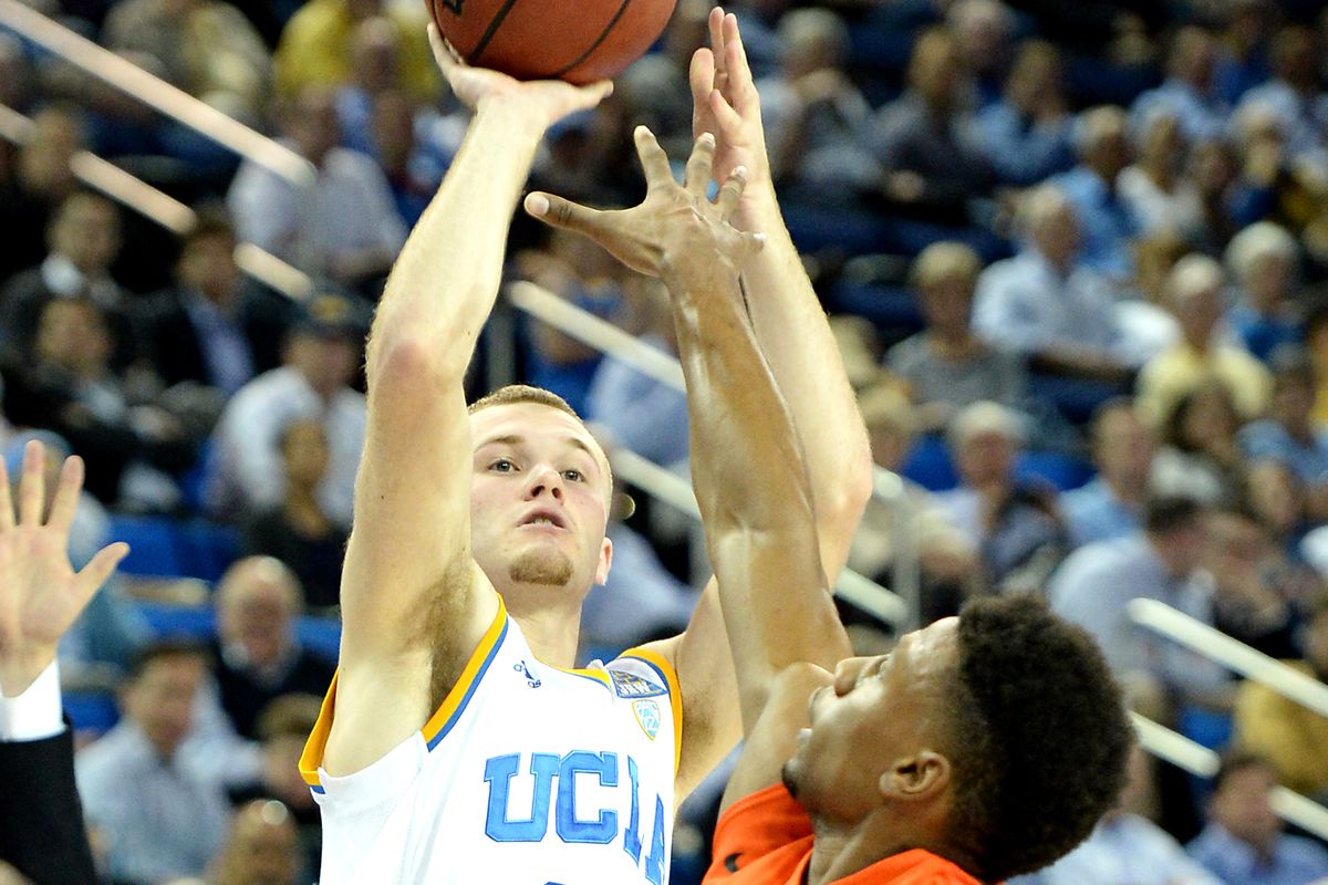 Bryce Alford led the hot shooting Bruins tonight in a win over Oregon State.