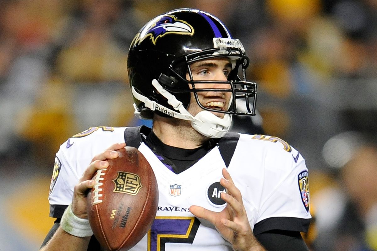 Joe Flacco will look to overcome a five-interception game he had last week today against teh Dolphins. 
