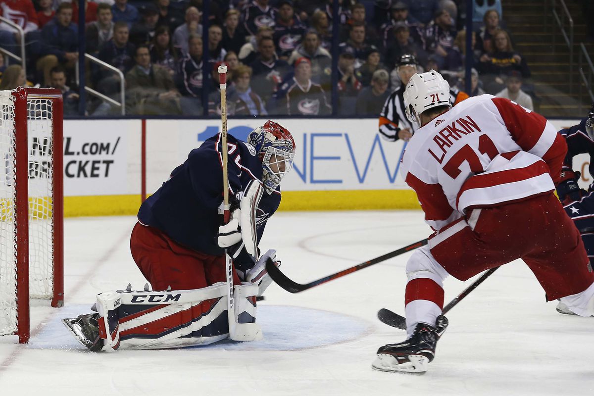 NHL: Detroit Red Wings at Columbus Blue Jackets