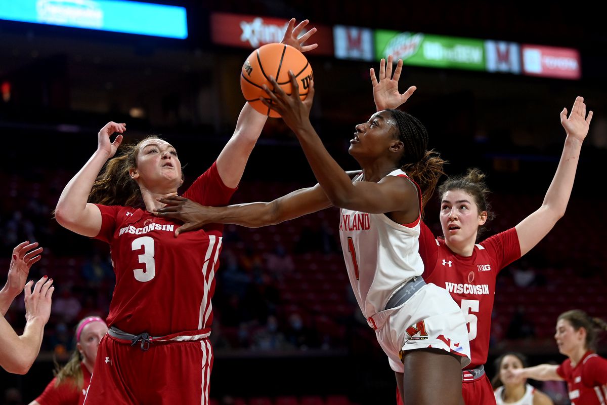 NCAA womens basketball: Maryland Terrapins vs. Wisconsin Badgers
