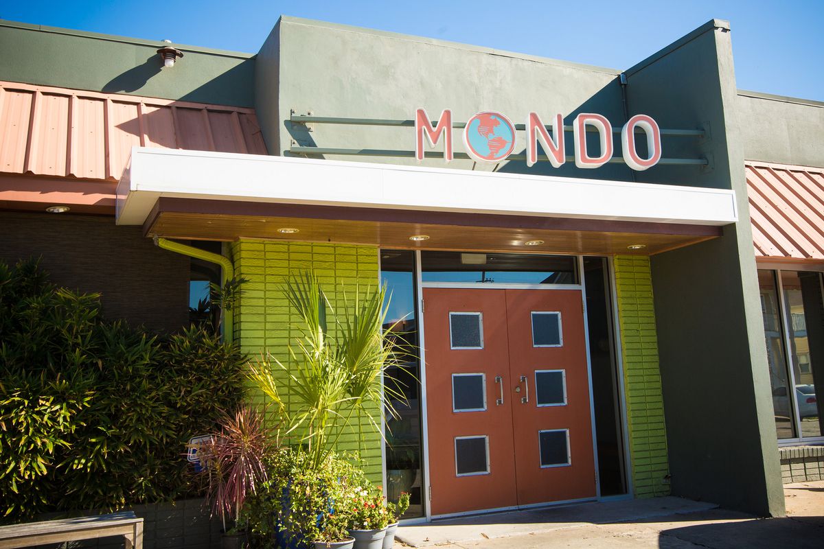 The exterior of Mondo restaurant
