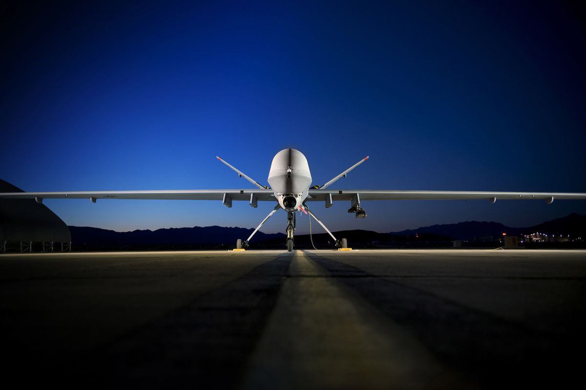 MQ-9 Reaper Drone at Creech Air Force Base (Credit: Lance Cheung / USAF)