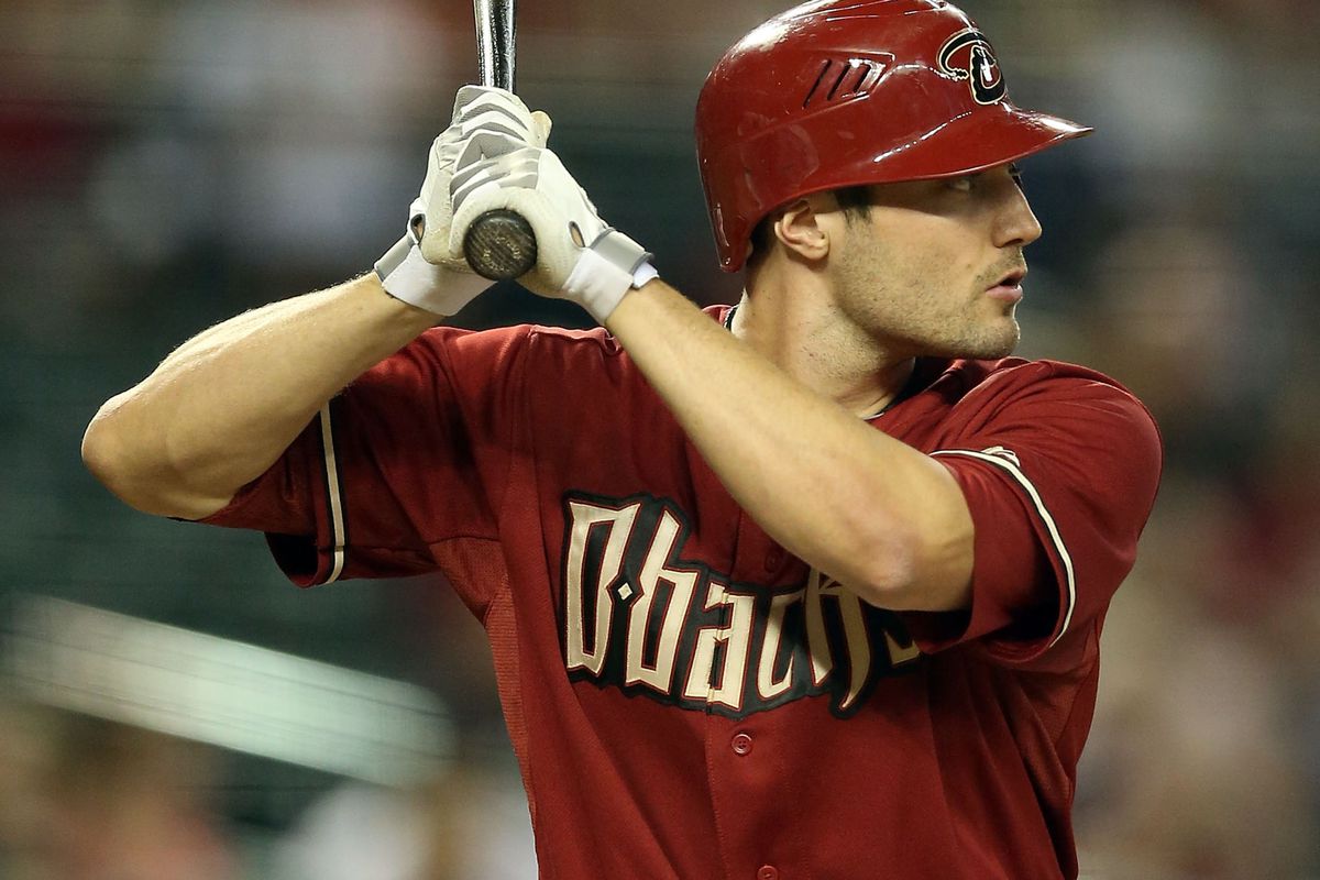PHOENIX, AZ - AUGUST 22:  A.J. Pollock #11 of the Arizona Diamondbacks bats against the Miami Marlins during game two of the MLB double header at Chase Field on August 22, 2012 in Phoenix, Arizona.  (Photo by Christian Petersen/Getty Images)