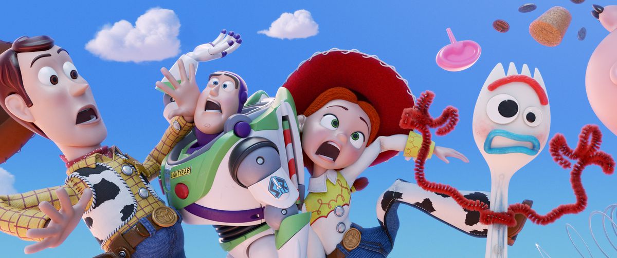 Toy Story 4 - Woody, Buzz, Jessie, Forky