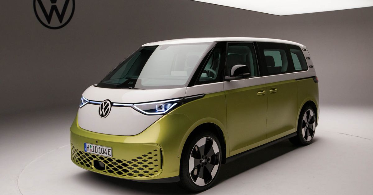 Microônibus elétrico Volkswagen ID Buzz 2024 revelado: menos flor, mais potência