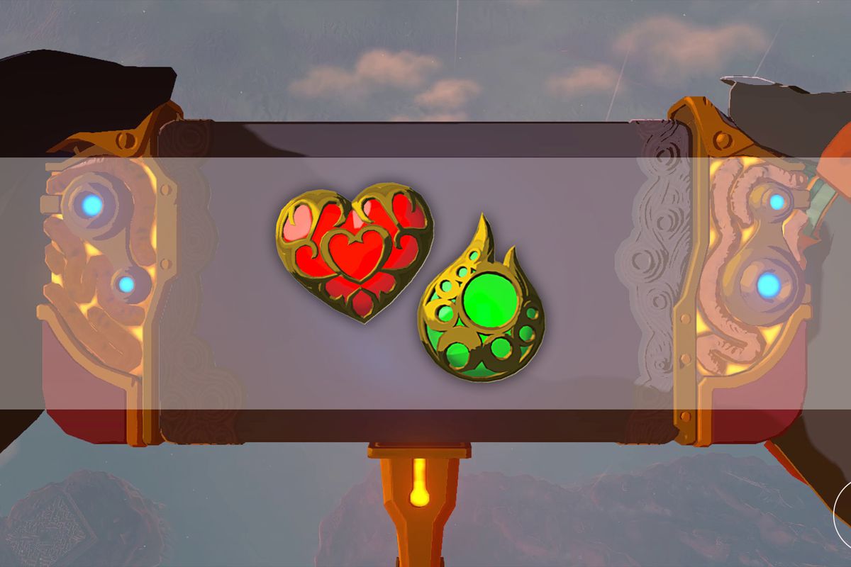 Heart container or stamina vessel in The Legend of Zelda: Tears of the Kingdom