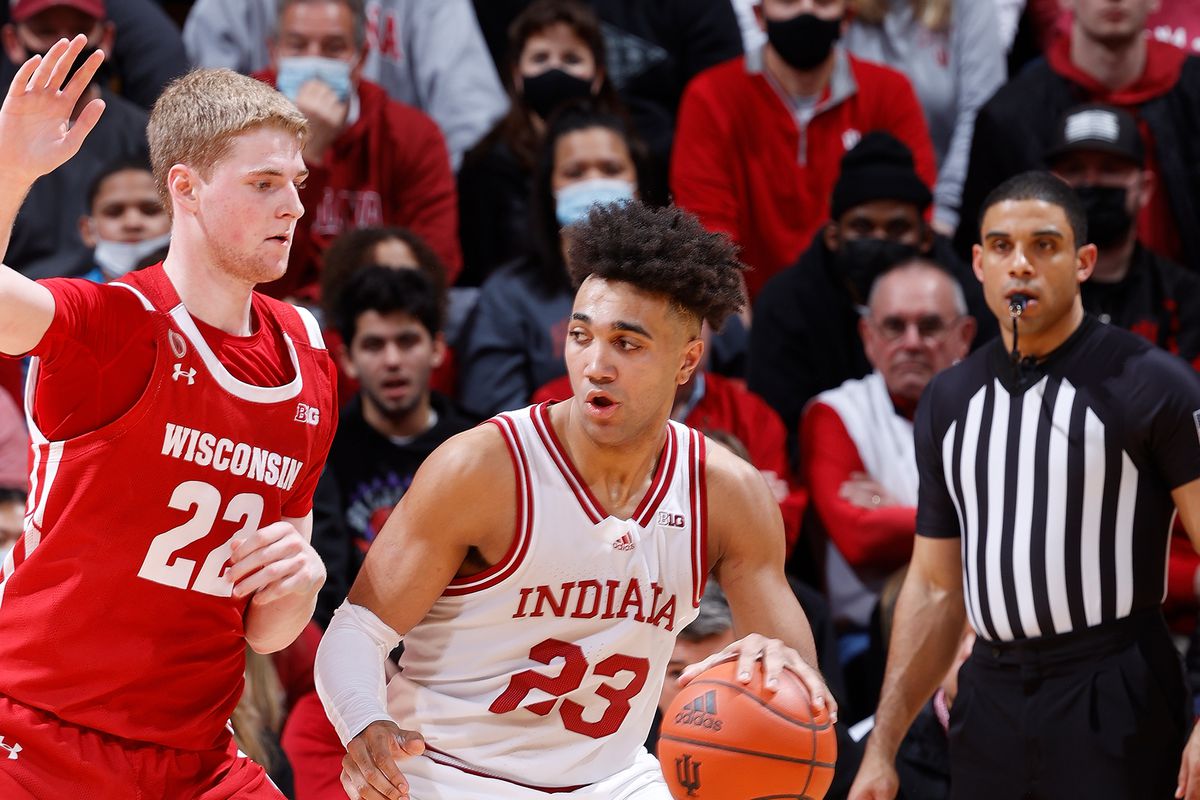COLLEGE BASKETBALL: FEB 15 Wisconsin at Indiana