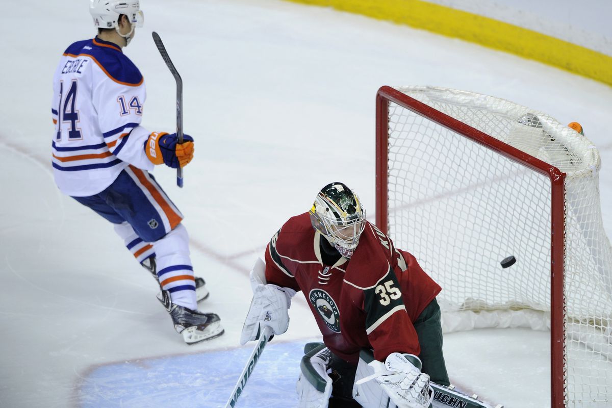 Jordan Eberle torched the "complacent", "cocky" Wild with his goal, assist, and this shootout goal in the Oiler's comeback victory.