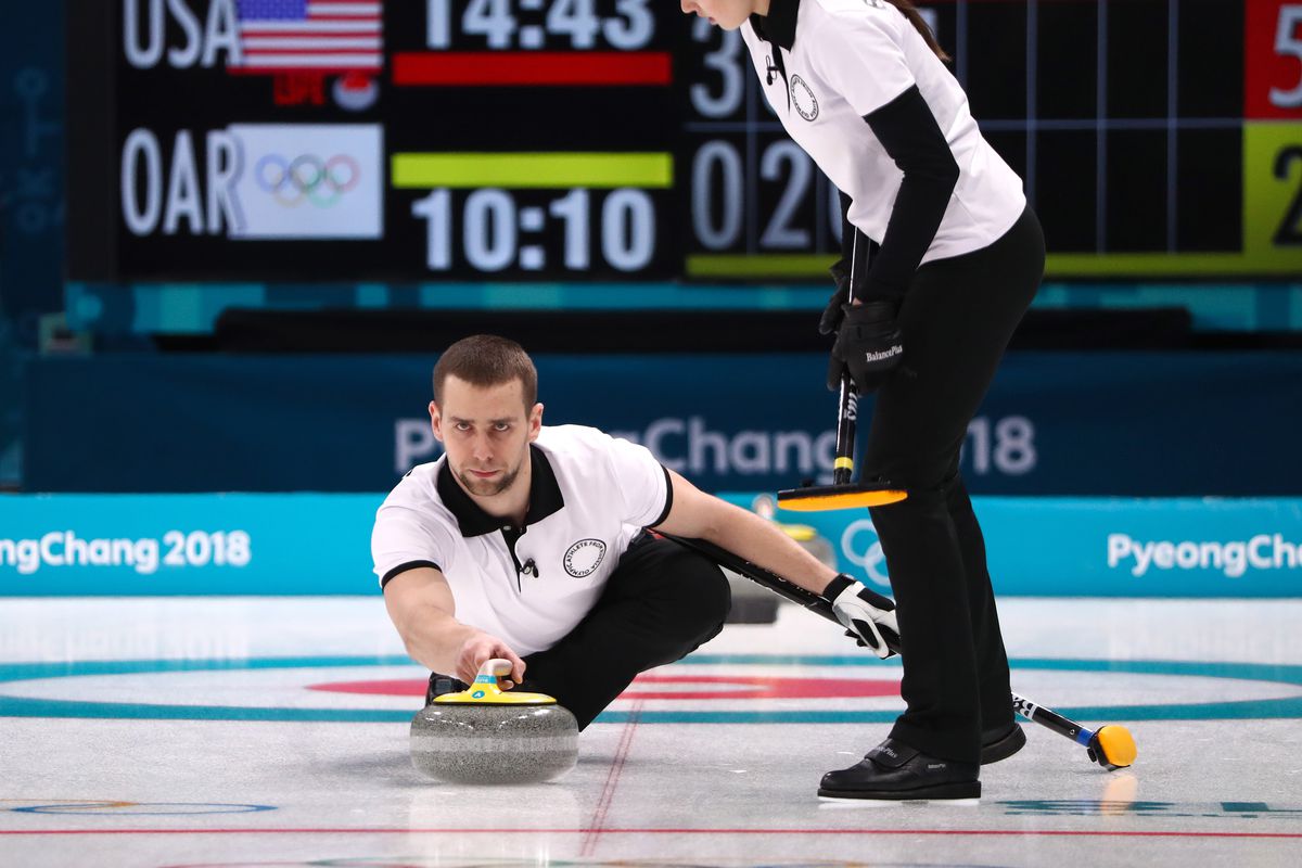 2018 Winter Olympic Games: Curling, Mixed Doubles, United States 9 - 3 Russia