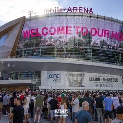 The T-Mobile Arena was the site of UFC 229 weigh-ins.