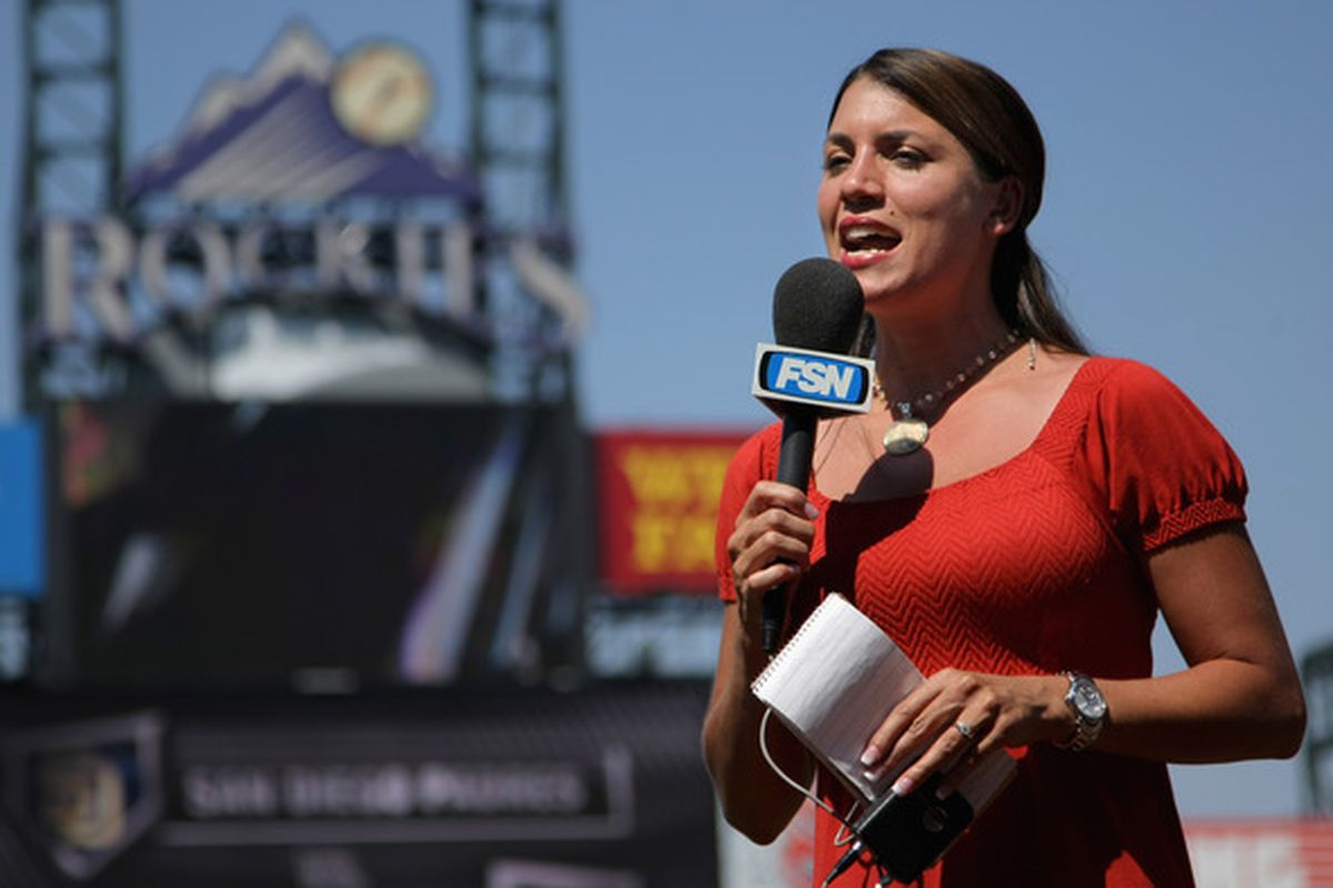 DENVER:  Rockies sideline reporter Alanna Rizzo is moving on to the MLBNetwork.