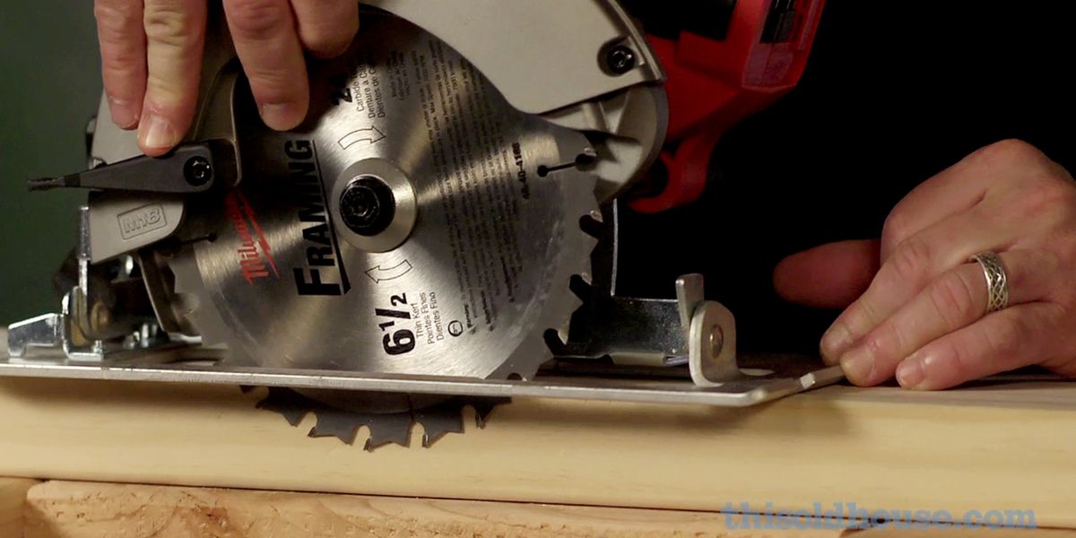 Circular Saw 101: How to Adjust the Blade Depth - This Old House