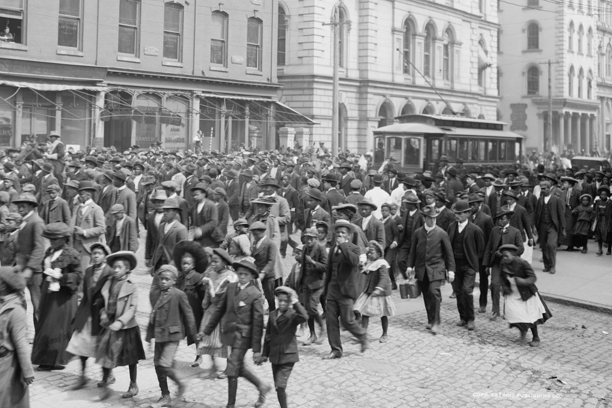 An Emancipation Day celebration in Richmond.