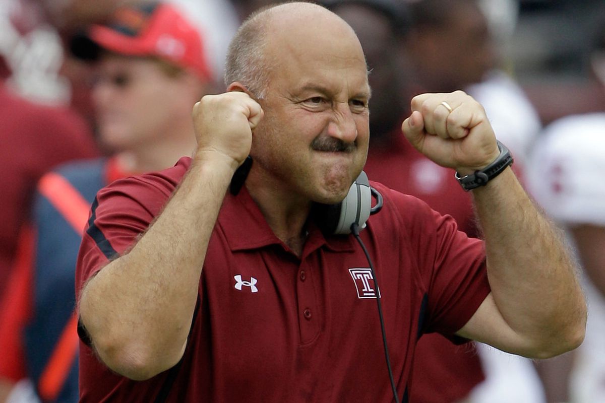 SNY will allow you to see a whole lot more of Steve Addazio's mug this fall as Temple joins the Big East for football. 