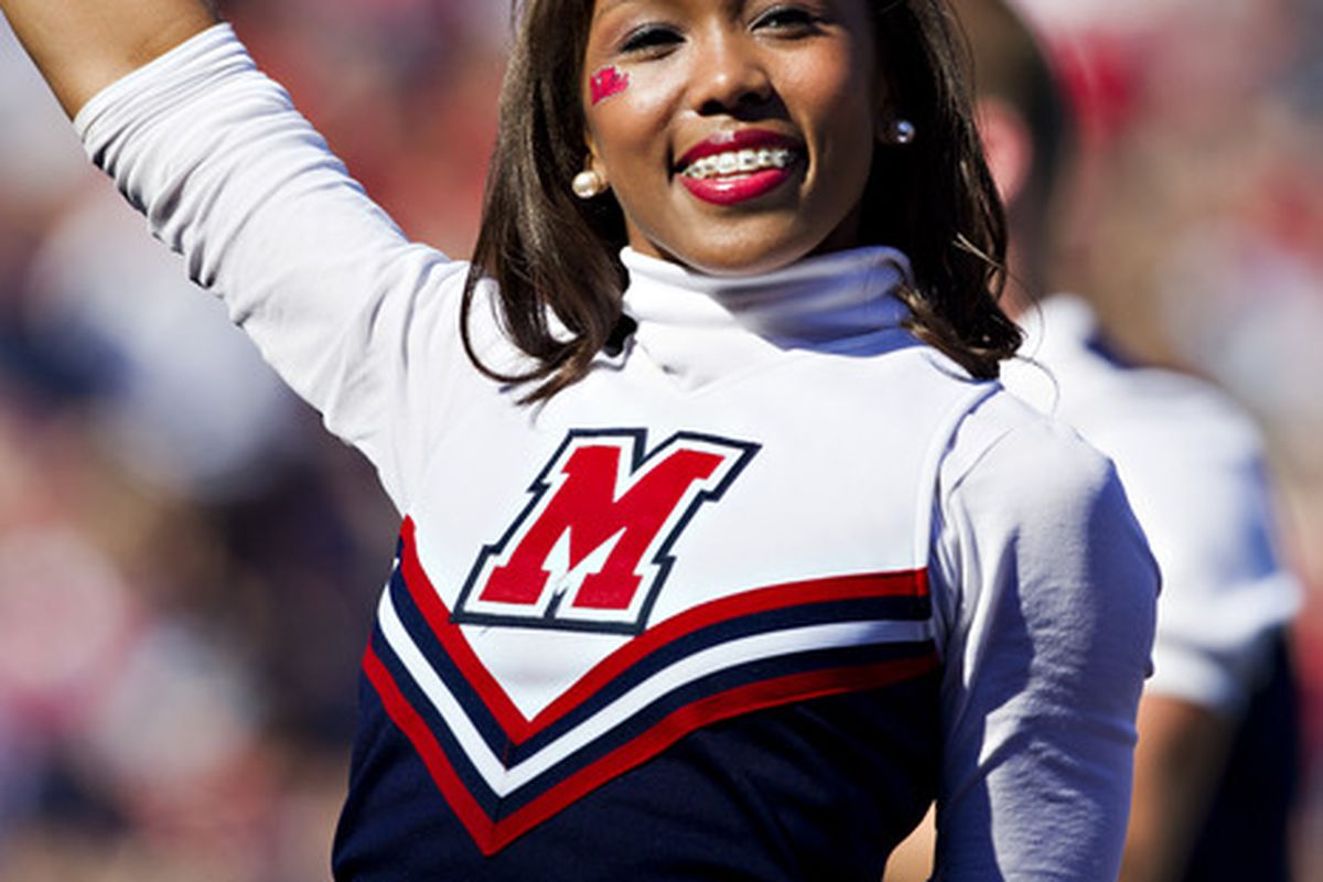 This is a cheerleader from Ole Miss, the school where Angels minor leaguer Alex Yarbrough attended. There were over 300 pictures returned for my query "Ole Miss'. None were of baseball. One had braces.