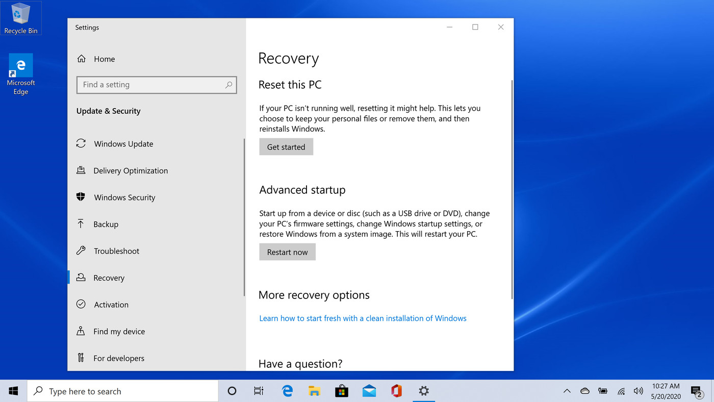 How to reset your Windows 18 PC when your having problems - The Verge