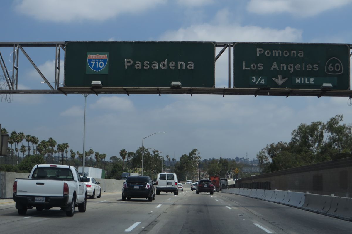 710 freeway sign
