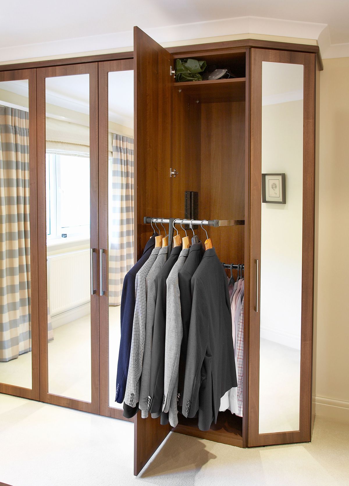 No Ladder Needed storage solution when planning to redo your bedroom closet