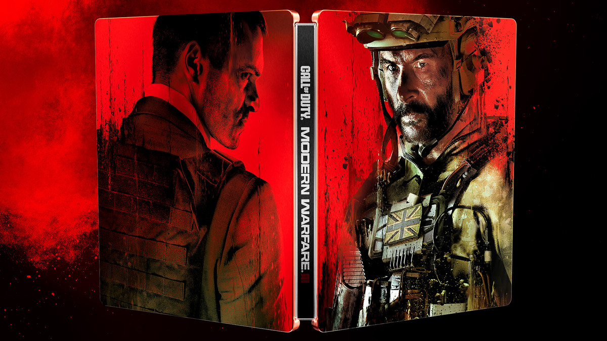 A stock photo of the Call of Duty: Modern Warfare 3 Steelbook case available at GameStop