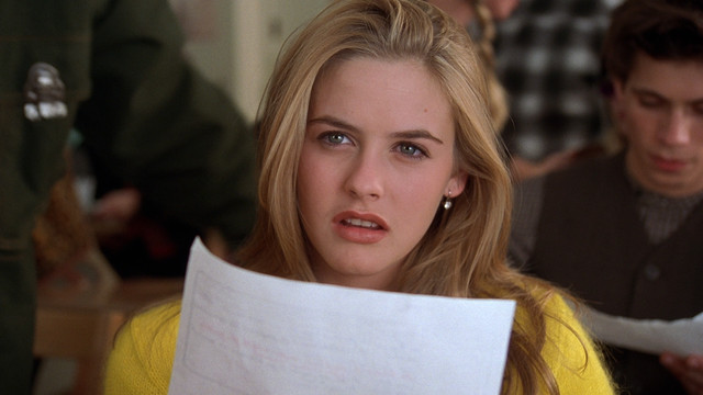 Alicia Silverstone is perplexed and/or disgusted in Clueless.
